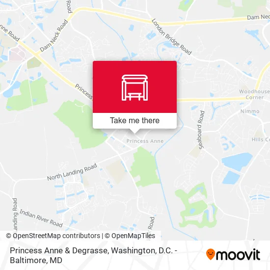 Princess Anne & Degrasse map