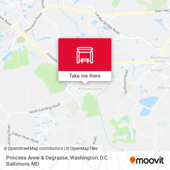 Princess Anne & Degrasse map