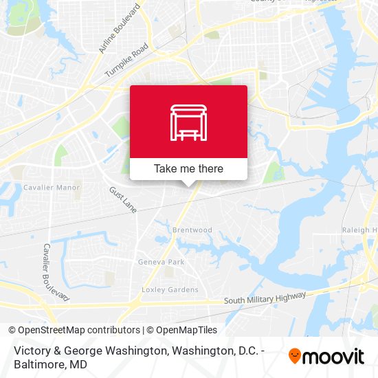 Mapa de Victory & George Washington