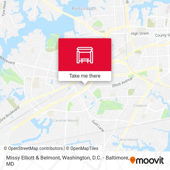 Missy Elliott & Belmont map