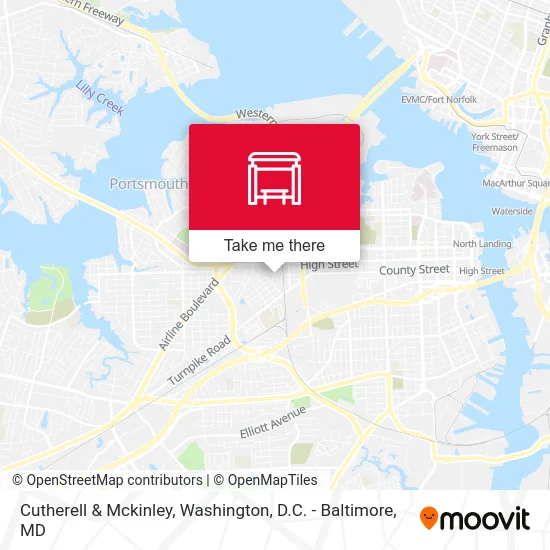 Cutherell & Mckinley map