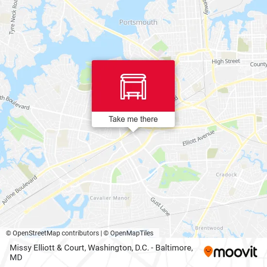 Missy Elliott & Court map