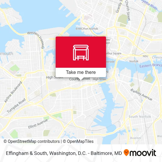 Effingham & South map