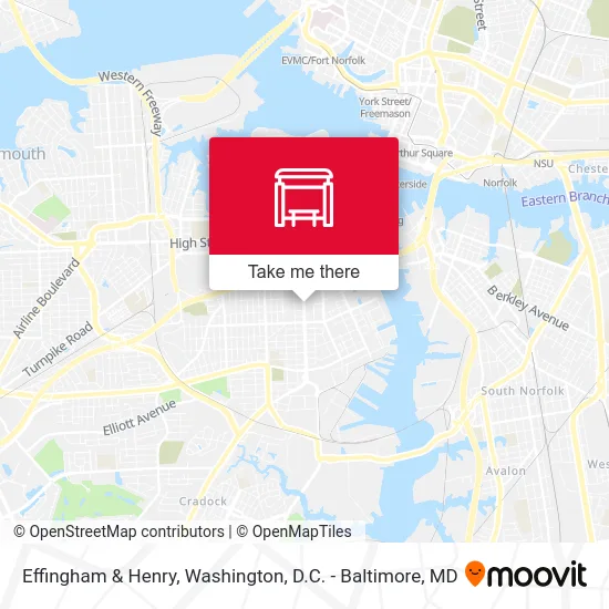 Effingham & Henry map