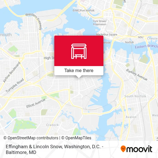 Effingham & Lincoln Snow map