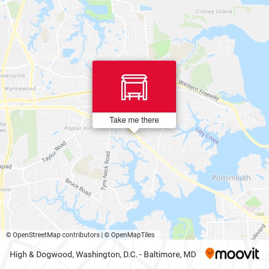 High & Dogwood map