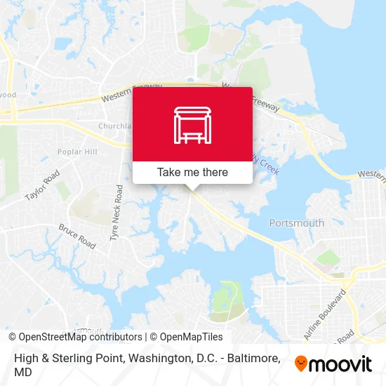 High & Sterling Point map