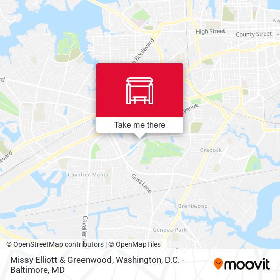 Missy Elliott & Greenwood map