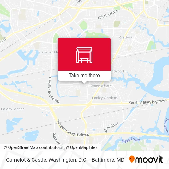 Camelot & Castle map