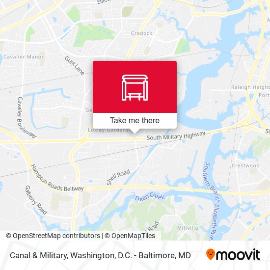Canal & Military map