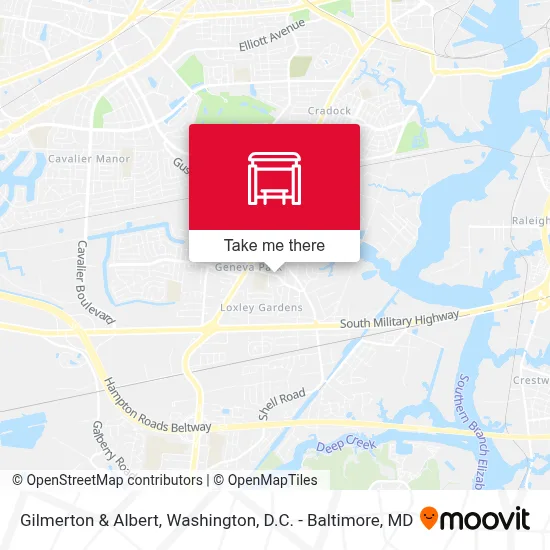 Gilmerton & Albert map