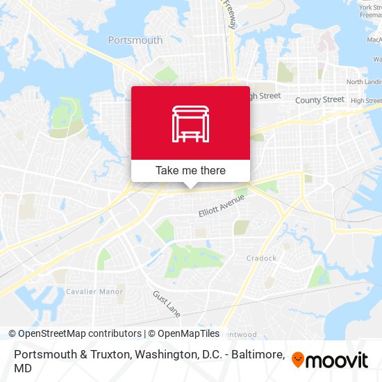 Mapa de Portsmouth & Truxton