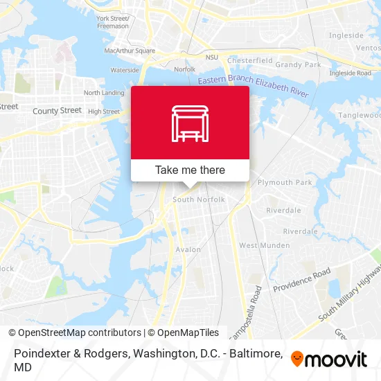 Poindexter & Rodgers map