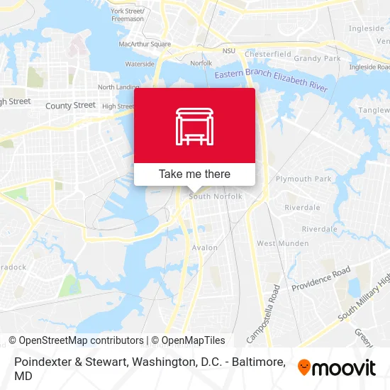 Poindexter & Stewart map