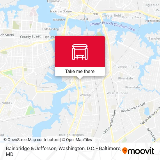 Bainbridge & Jefferson map