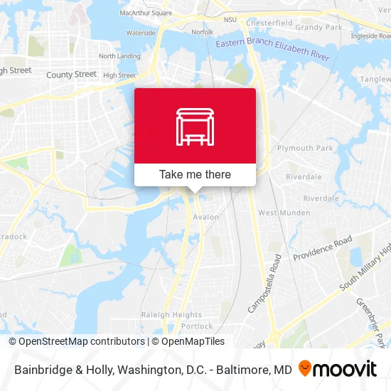 Bainbridge & Holly map