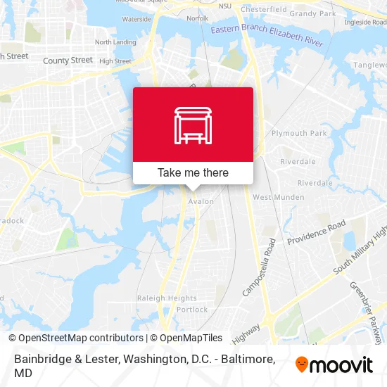 Bainbridge & Lester map