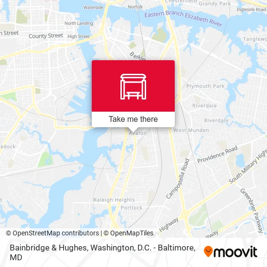 Bainbridge & Hughes map