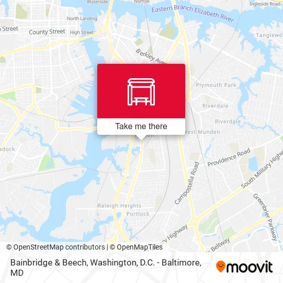 Bainbridge & Beech map