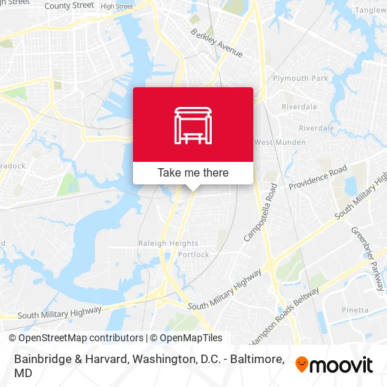 Bainbridge & Harvard map