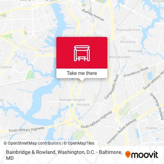 Bainbridge & Rowland map