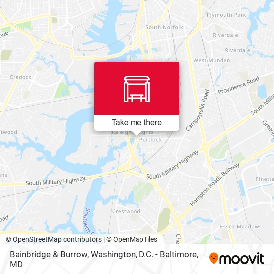 Bainbridge & Burrow map