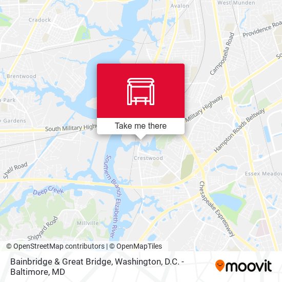 Mapa de Bainbridge & Great Bridge