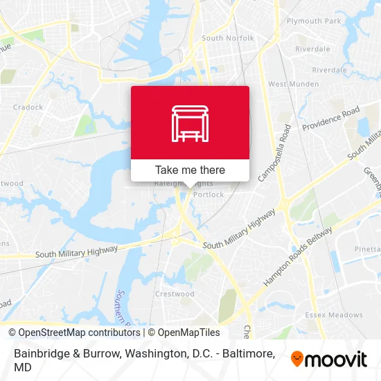 Bainbridge & Burrow map