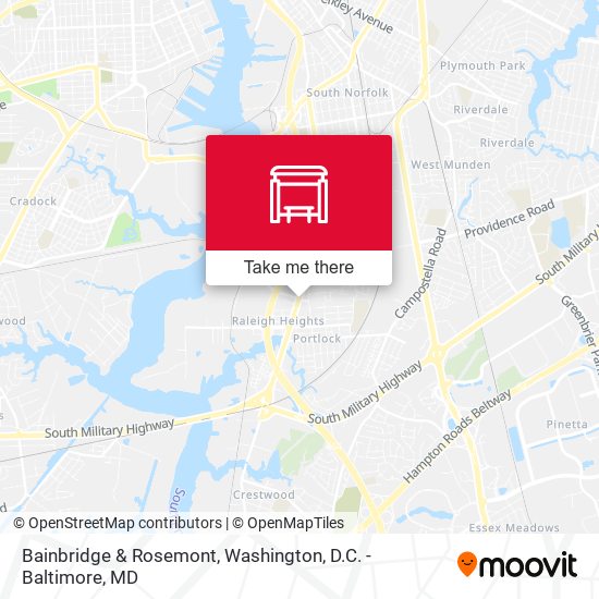 Mapa de Bainbridge & Rosemont