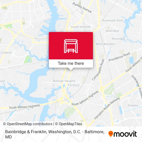 Bainbridge & Franklin map