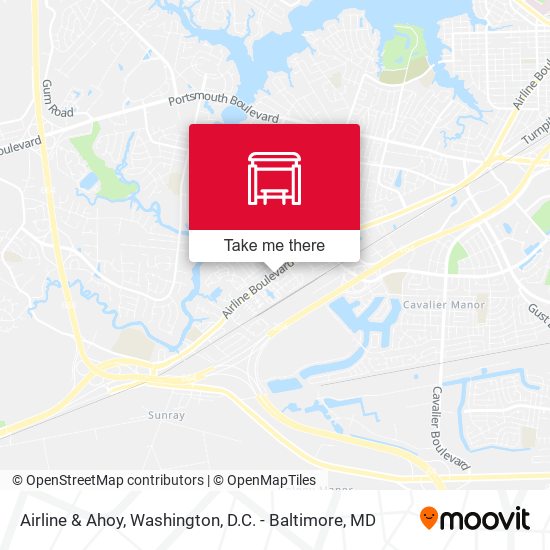 Airline & Ahoy map
