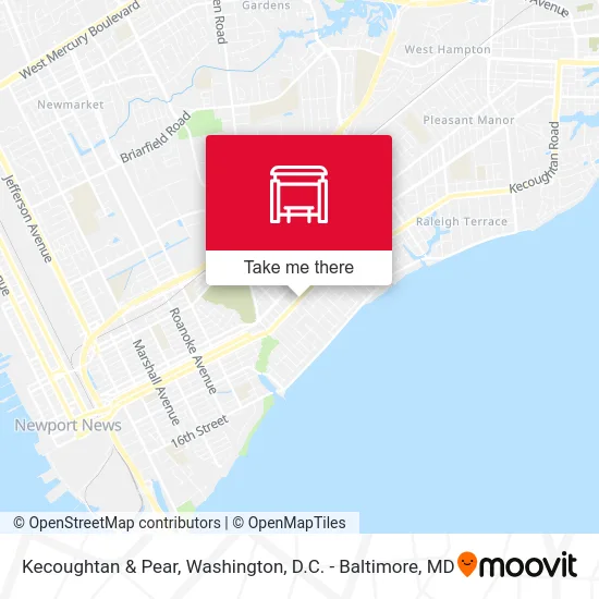 Kecoughtan & Pear map