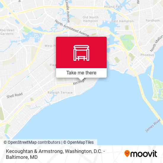 Kecoughtan & Armstrong map