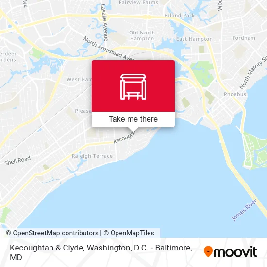 Kecoughtan & Clyde map