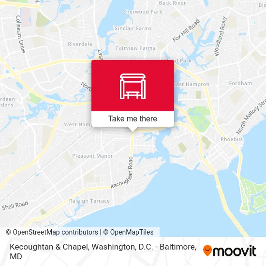 Kecoughtan & Chapel map
