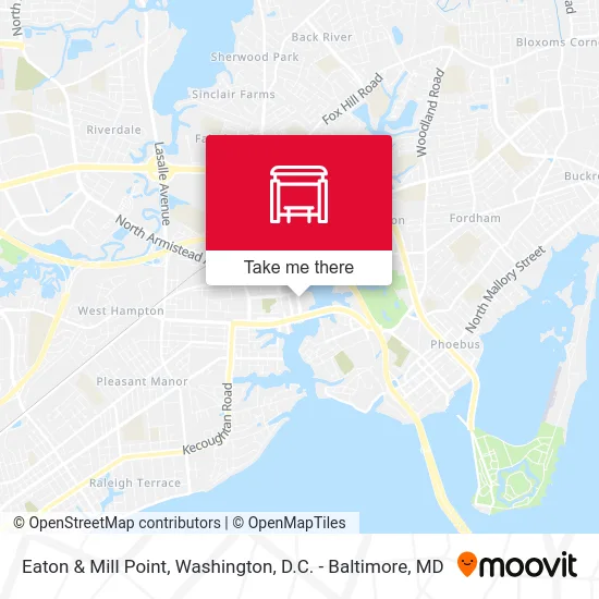 Eaton & Mill Point map