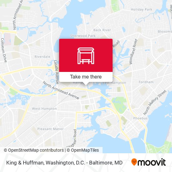 King & Huffman map