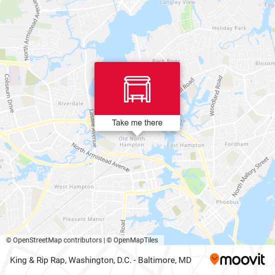 King & Rip Rap map