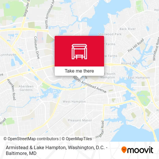 Armistead & Lake Hampton map