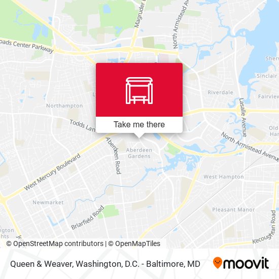 Queen & Weaver map
