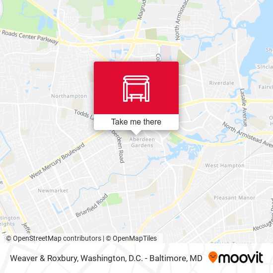 Mapa de Weaver & Roxbury