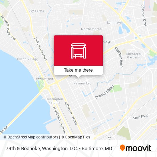 79th & Roanoke map