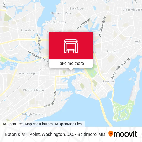 Eaton & Mill Point map