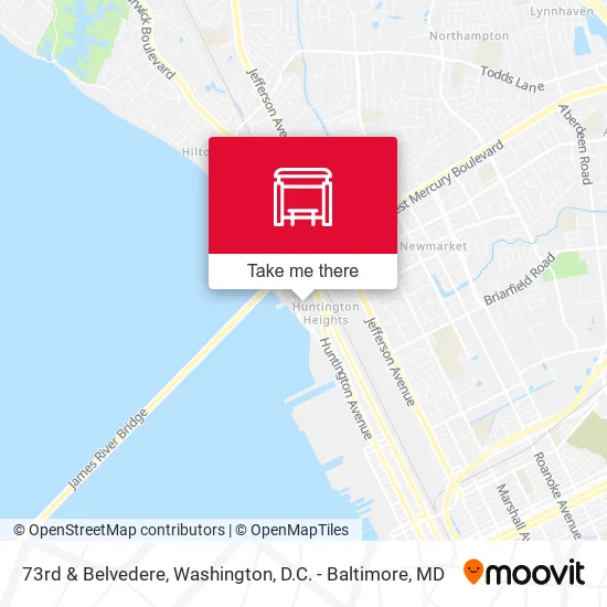 73rd & Belvedere map