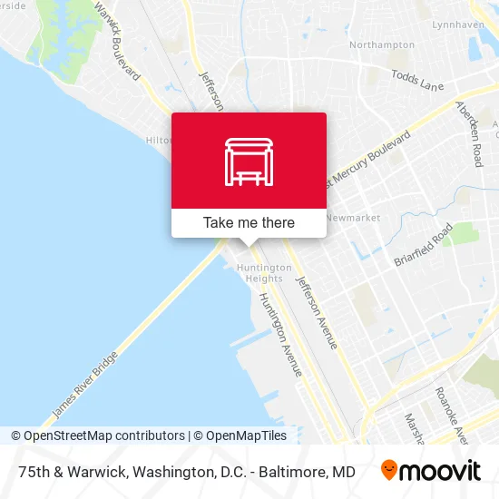75th & Warwick map