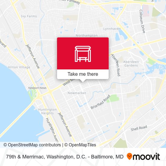 79th & Merrimac map