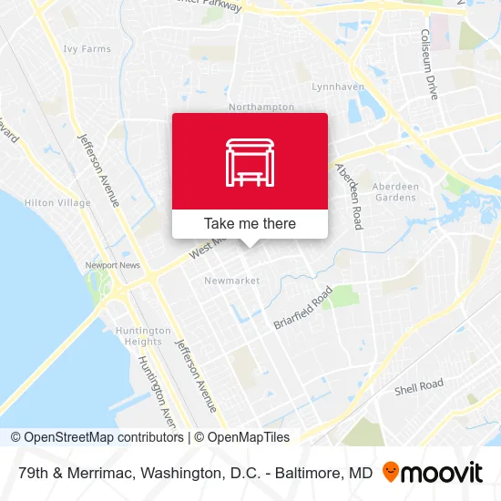 79th & Merrimac map