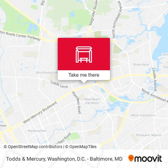 Todds & Mercury map
