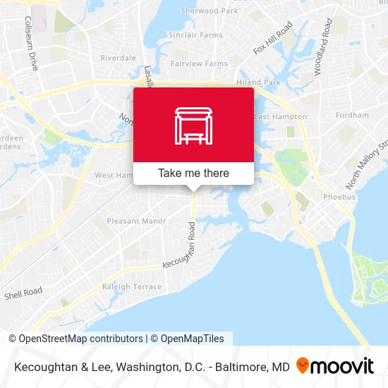 Kecoughtan & Lee map