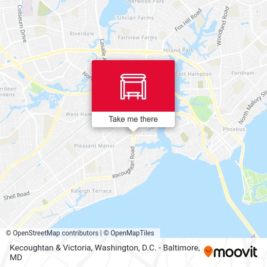 Kecoughtan & Victoria map